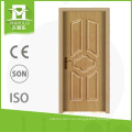 Zhejiang China buena calidad pvc sola hoja interior madera puerta